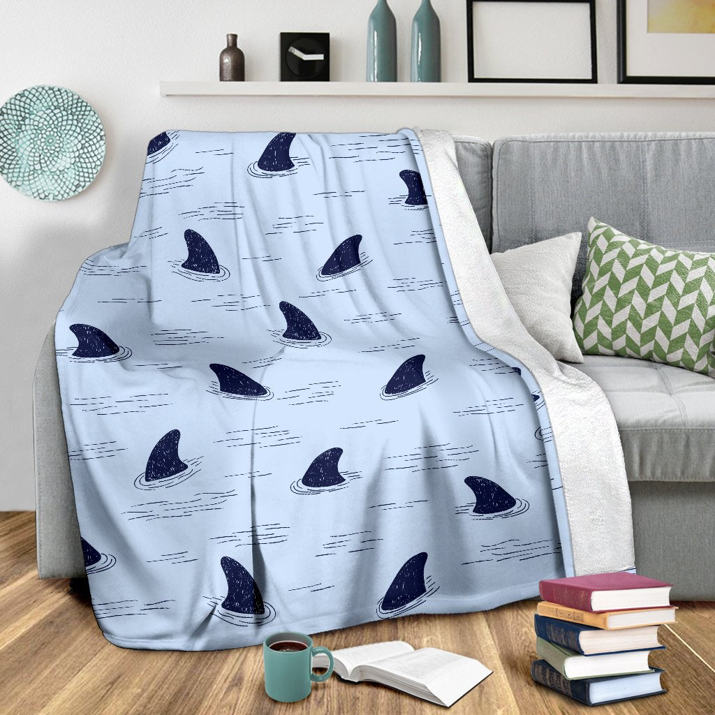 Shark Fin Fleece Blanket