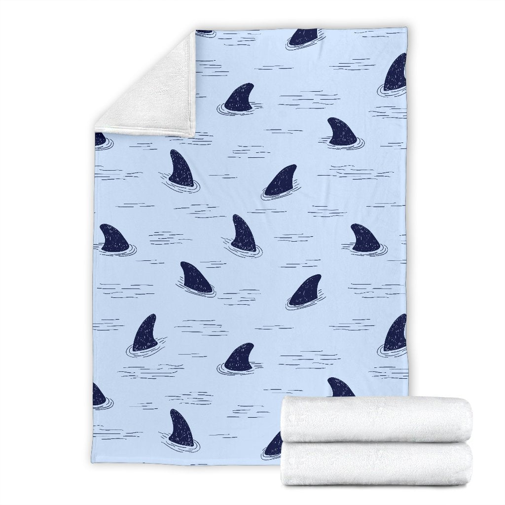 Shark Fin Fleece Blanket