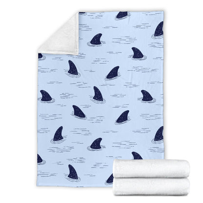 Shark Fin Fleece Blanket