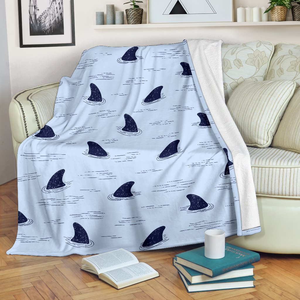 Shark Fin Fleece Blanket