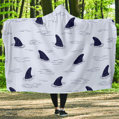 Shark Fin Hooded Blanket-JORJUNE.COM