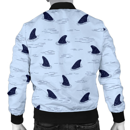 Shark Fin Men Casual Bomber Jacket