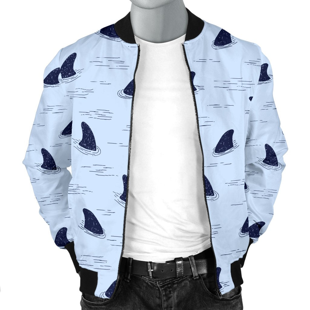 Shark Fin Men Casual Bomber Jacket