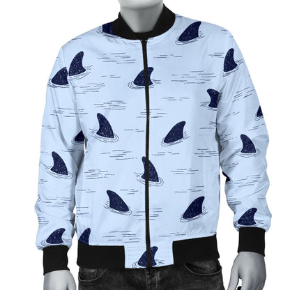 Shark Fin Men Casual Bomber Jacket