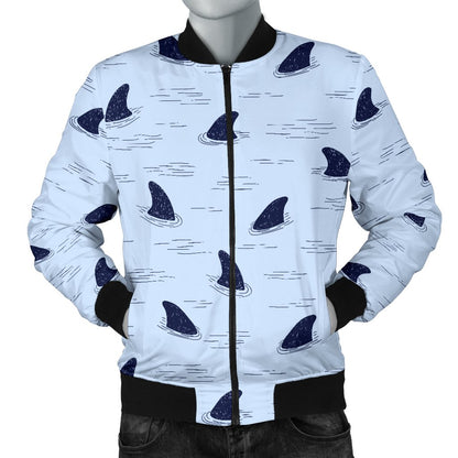 Shark Fin Men Casual Bomber Jacket