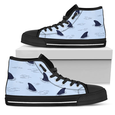 Shark Fin Men High Top Shoes