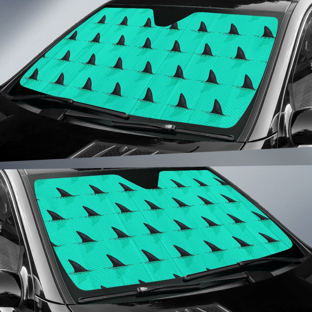 Shark Fin Pattern Car Sun Shade-JorJune