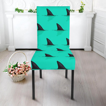 Shark Fin Pattern Dining Chair Slipcover-JORJUNE.COM