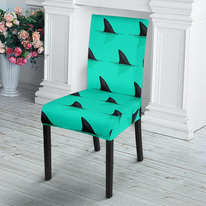 Shark Fin Pattern Dining Chair Slipcover-JORJUNE.COM