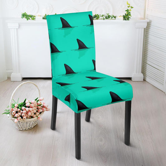 Shark Fin Pattern Dining Chair Slipcover-JORJUNE.COM