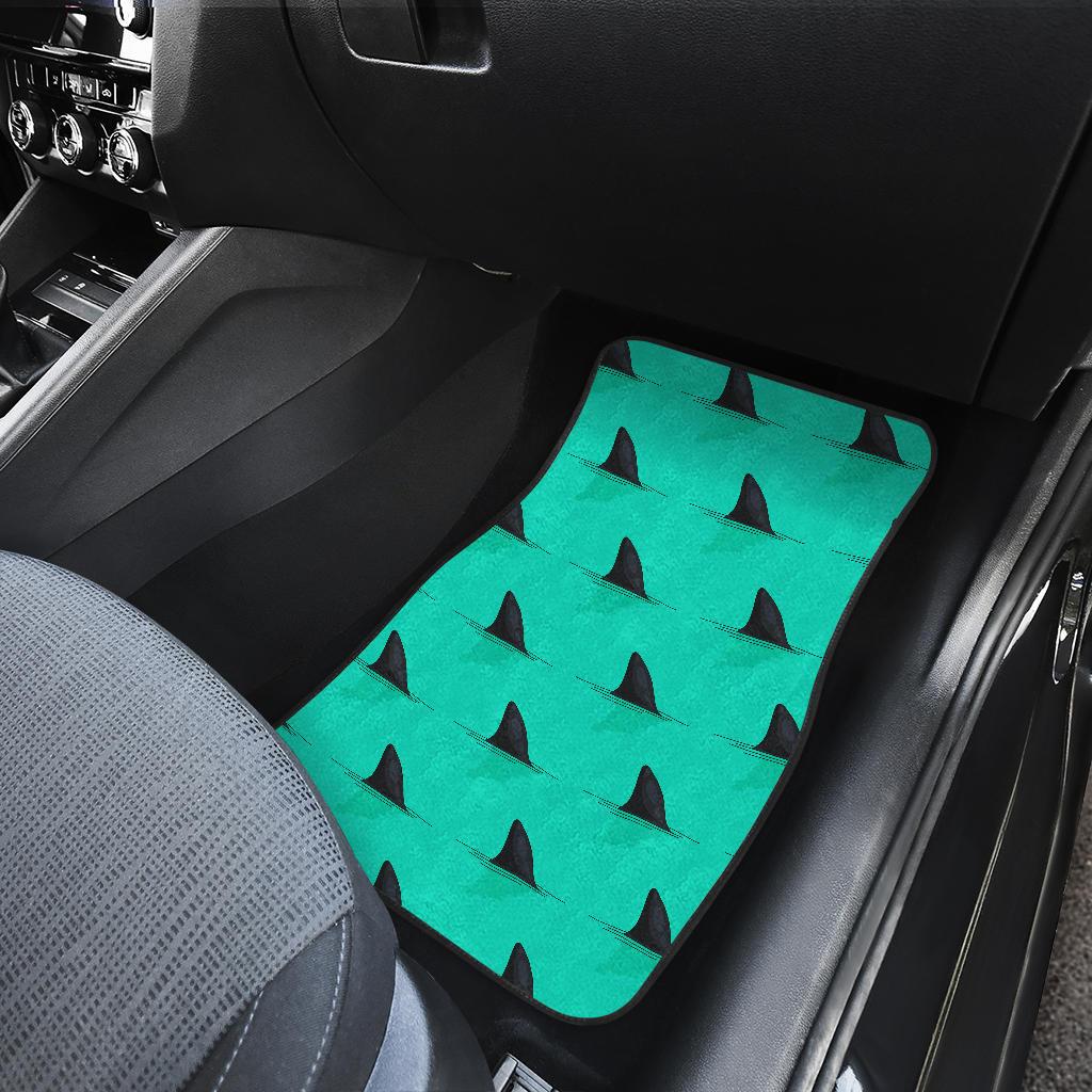 Shark Fin Pattern Front and Back Car Floor Mats