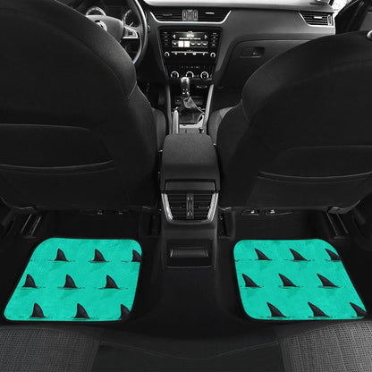 Shark Fin Pattern Front and Back Car Floor Mats