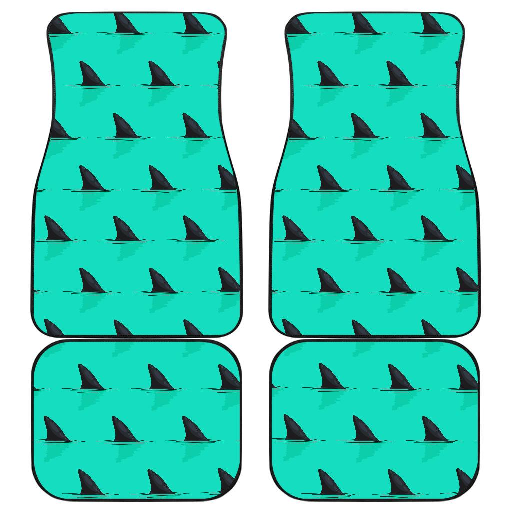 Shark Fin Pattern Front and Back Car Floor Mats