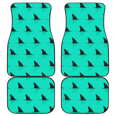 Shark Fin Pattern Front and Back Car Floor Mats