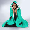 Shark Fin Pattern Hooded Blanket-JORJUNE.COM