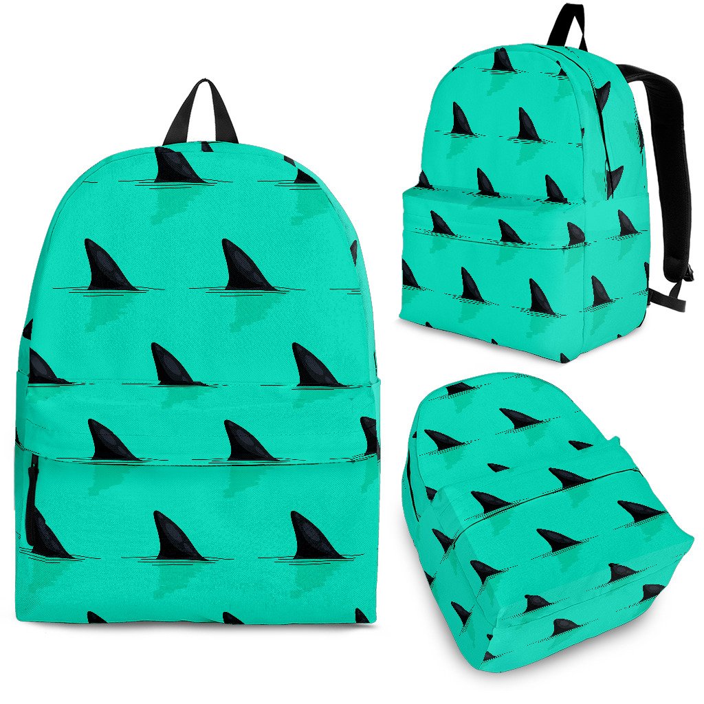 Shark Fin Pattern Premium Backpack