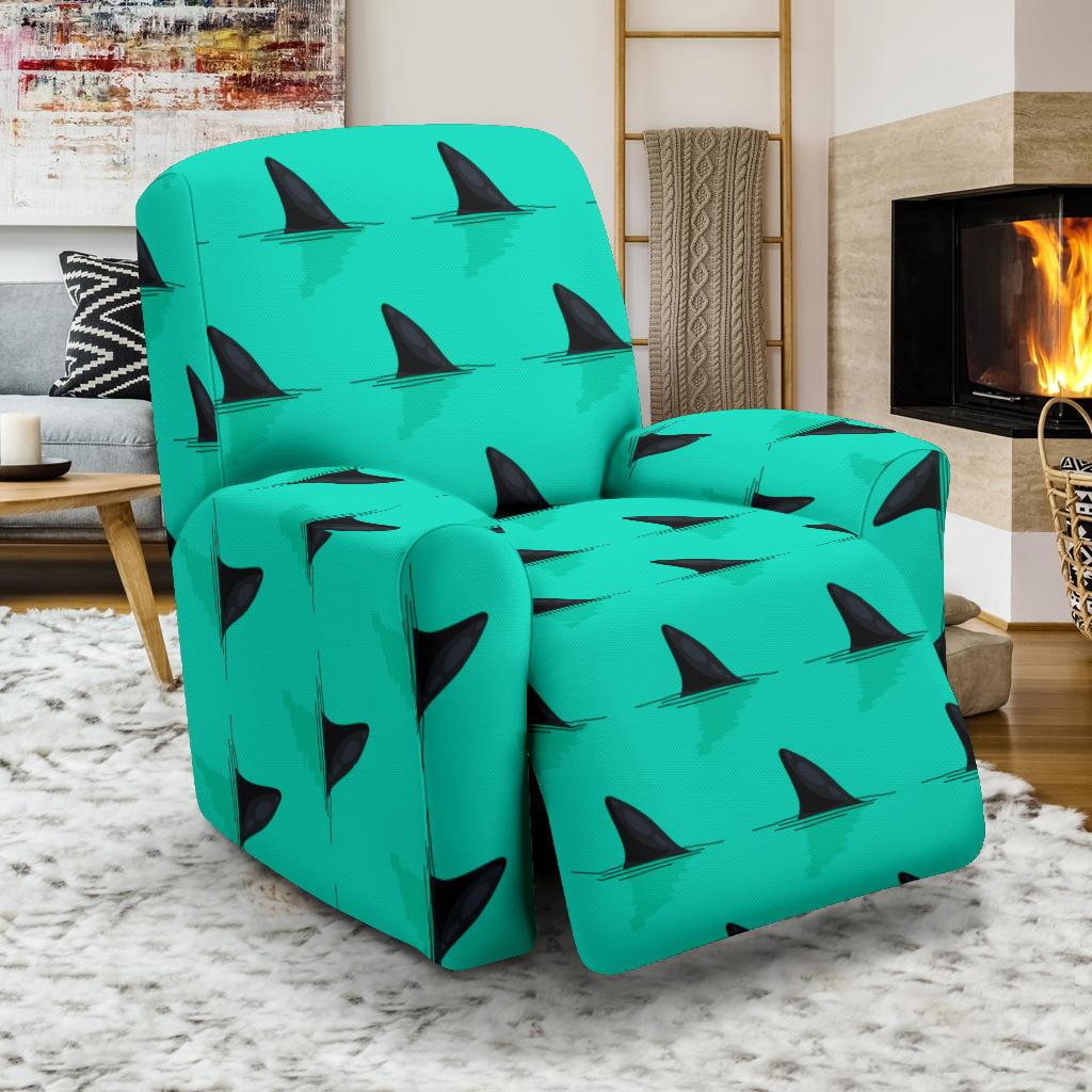 Shark Fin Pattern Recliner Slipcover-JORJUNE.COM