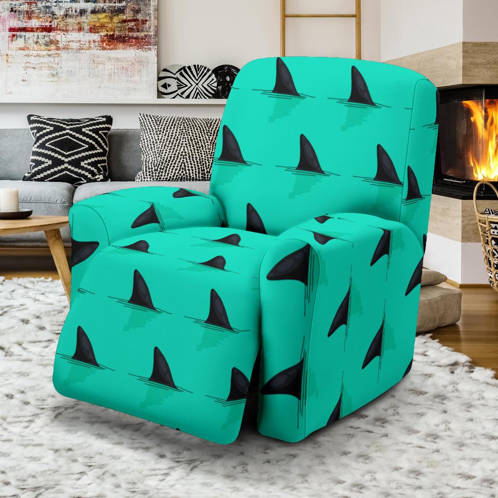 Shark Fin Pattern Recliner Slipcover-JORJUNE.COM