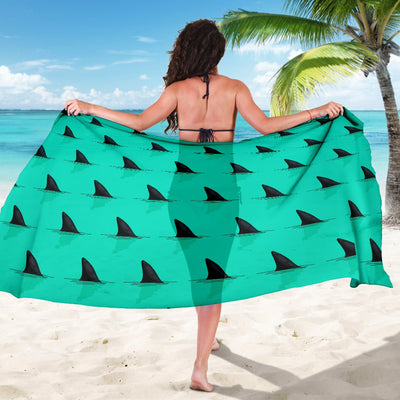 Shark Fin Pattern Sarong Pareo Wrap
