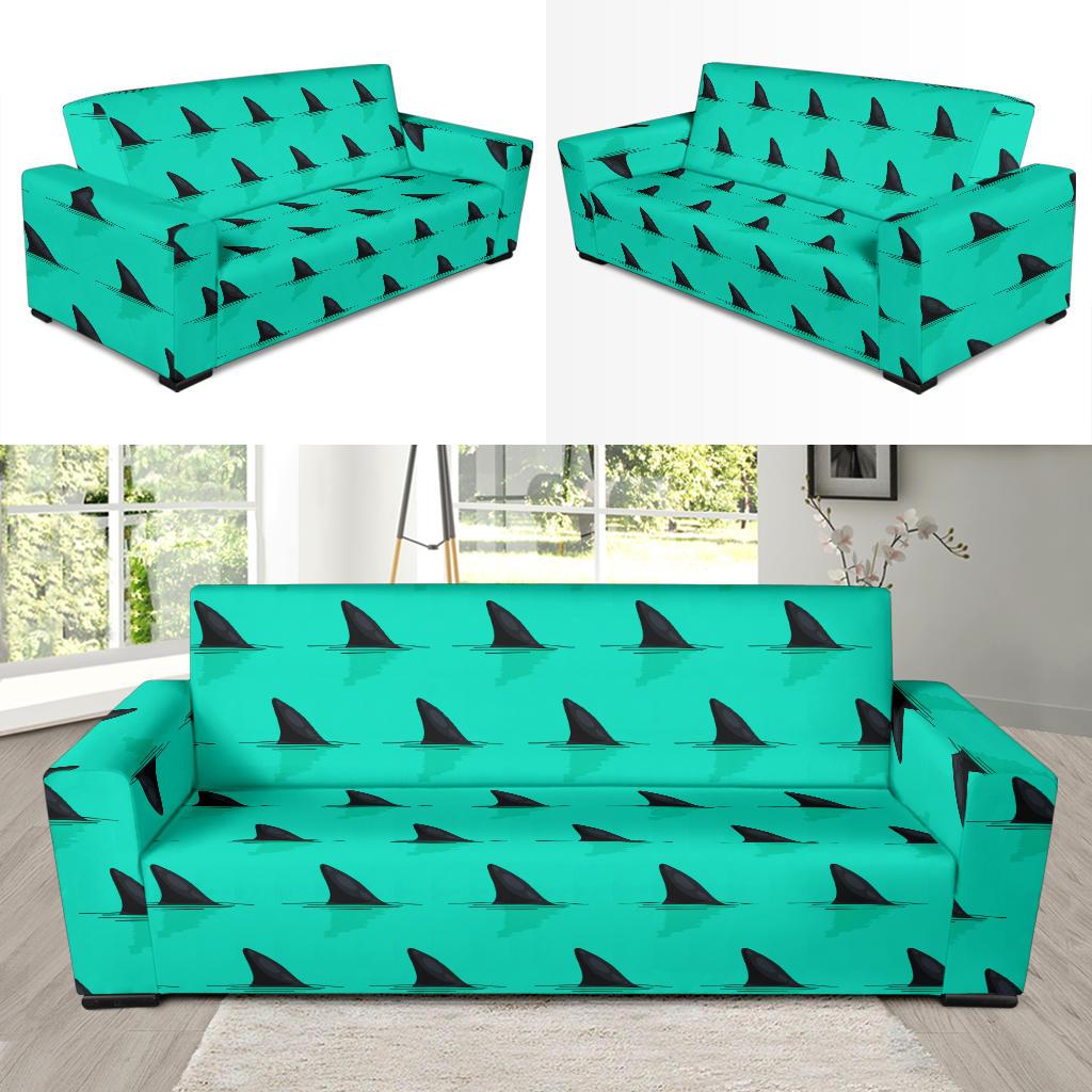 Shark Fin Pattern Sofa Slipcover-JORJUNE.COM
