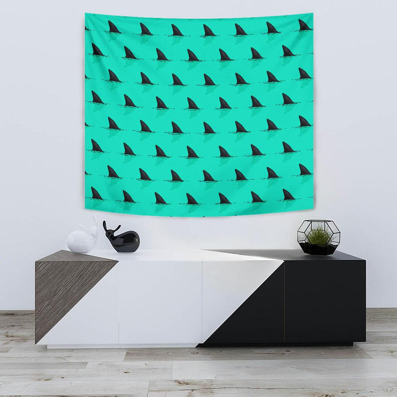 Shark Fin Pattern Tapestry