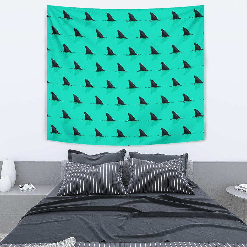 Shark Fin Pattern Tapestry