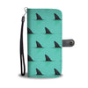 Shark Fin Pattern Wallet Phone Case