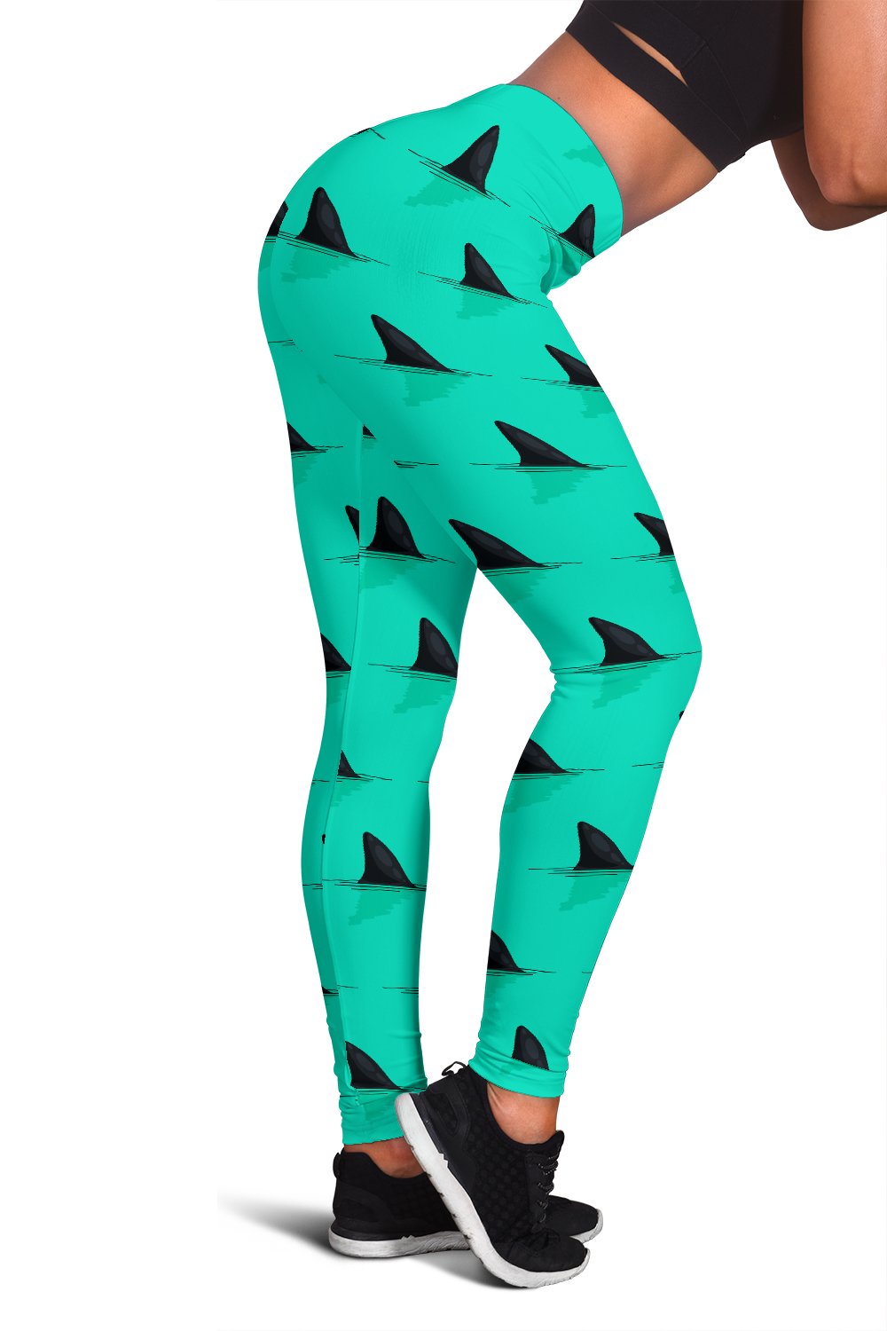 Shark Fin Pattern Women Leggings