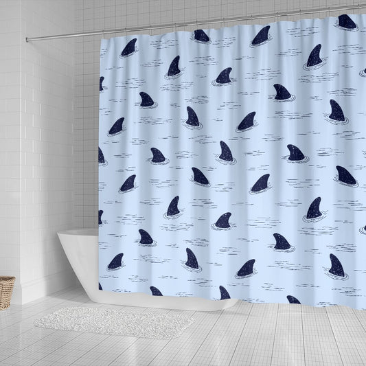 Shark Fin Shower Curtain