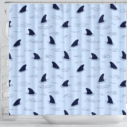 Shark Fin Shower Curtain