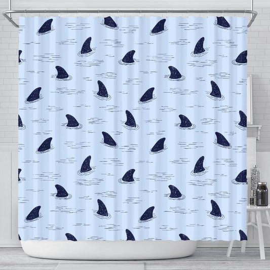 Shark Fin Shower Curtain