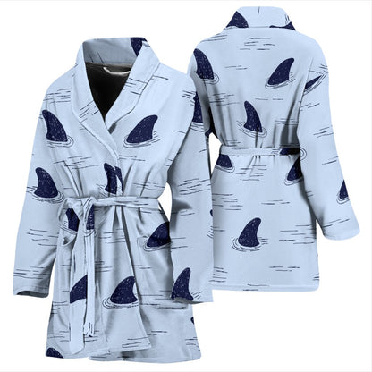 Shark Fin Women Bath Robe