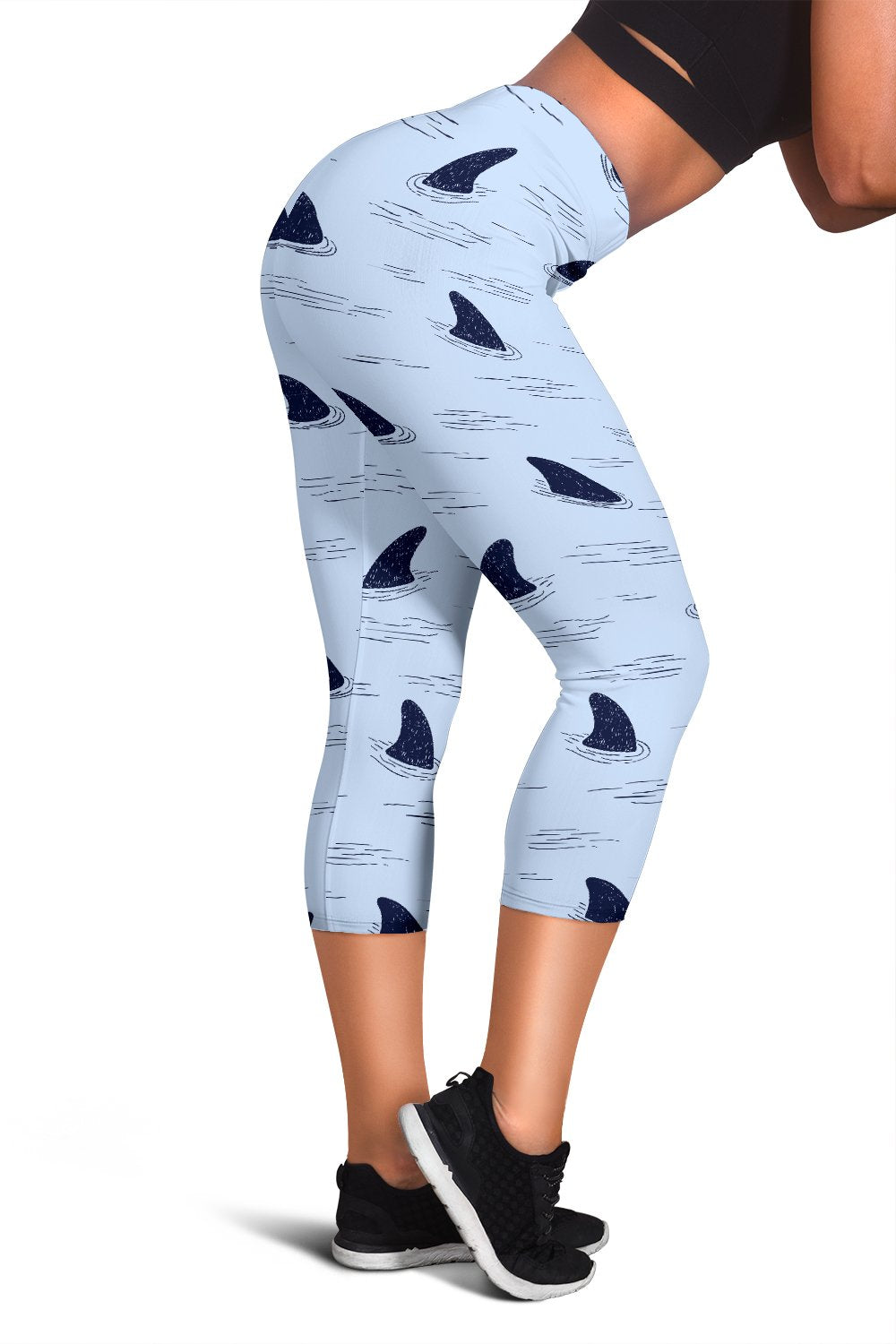 Shark Fin Women Capris