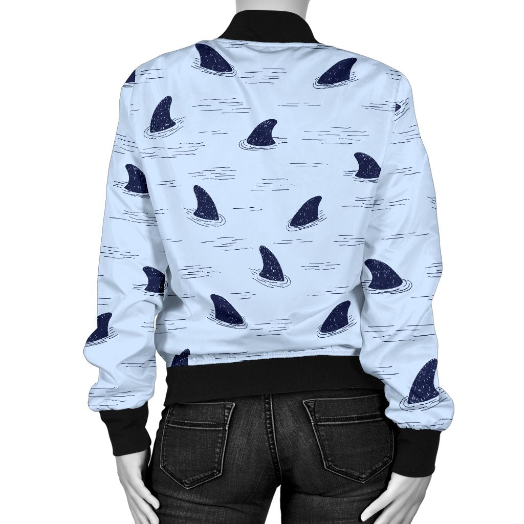 Shark Fin Women Casual Bomber Jacket