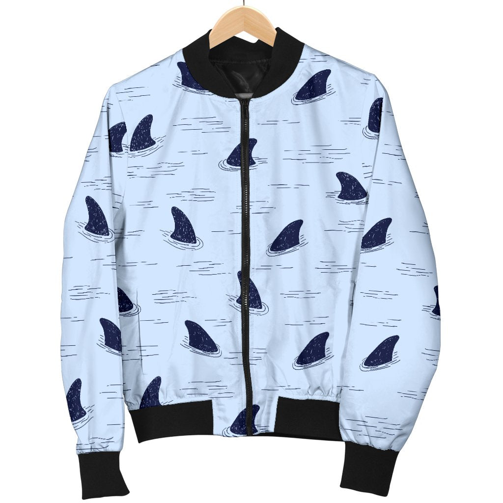Shark Fin Women Casual Bomber Jacket