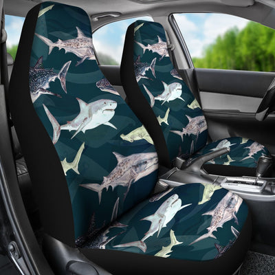 Shark Pattern Print Universal Fit Car Seat Covers