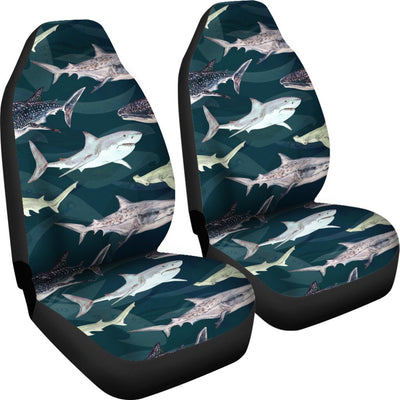 Shark Pattern Print Universal Fit Car Seat Covers