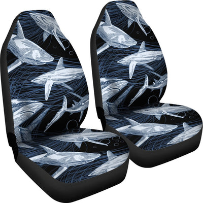 Shark Print Pattern Universal Fit Car Seat Covers