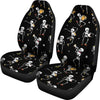 Skeleton Dance Print Universal Fit Car Seat Covers