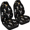 Skeleton Dance Print Universal Fit Car Seat Covers