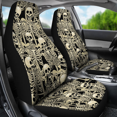 Skeleton Design Print Universal Fit Car Seat Covers