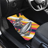 Skeleton Surfing Car Floor Mats