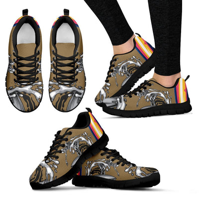 Skeleton Surfing Women Sneakers