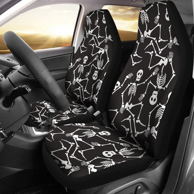 Skeleton Themed Print Universal Fit Car Seat Covers