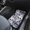 Skull Floral Beautiful Front and Back Car Floor Mats