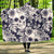 Skull Floral Beautiful Hooded Blanket-JORJUNE.COM