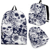 Skull Floral Beautiful Premium Backpack