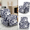 Skull Floral Beautiful Recliner Slipcover-JORJUNE.COM