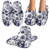 Skull Floral Beautiful Slippers