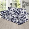 Skull Floral Beautiful Sofa Slipcover-JORJUNE.COM